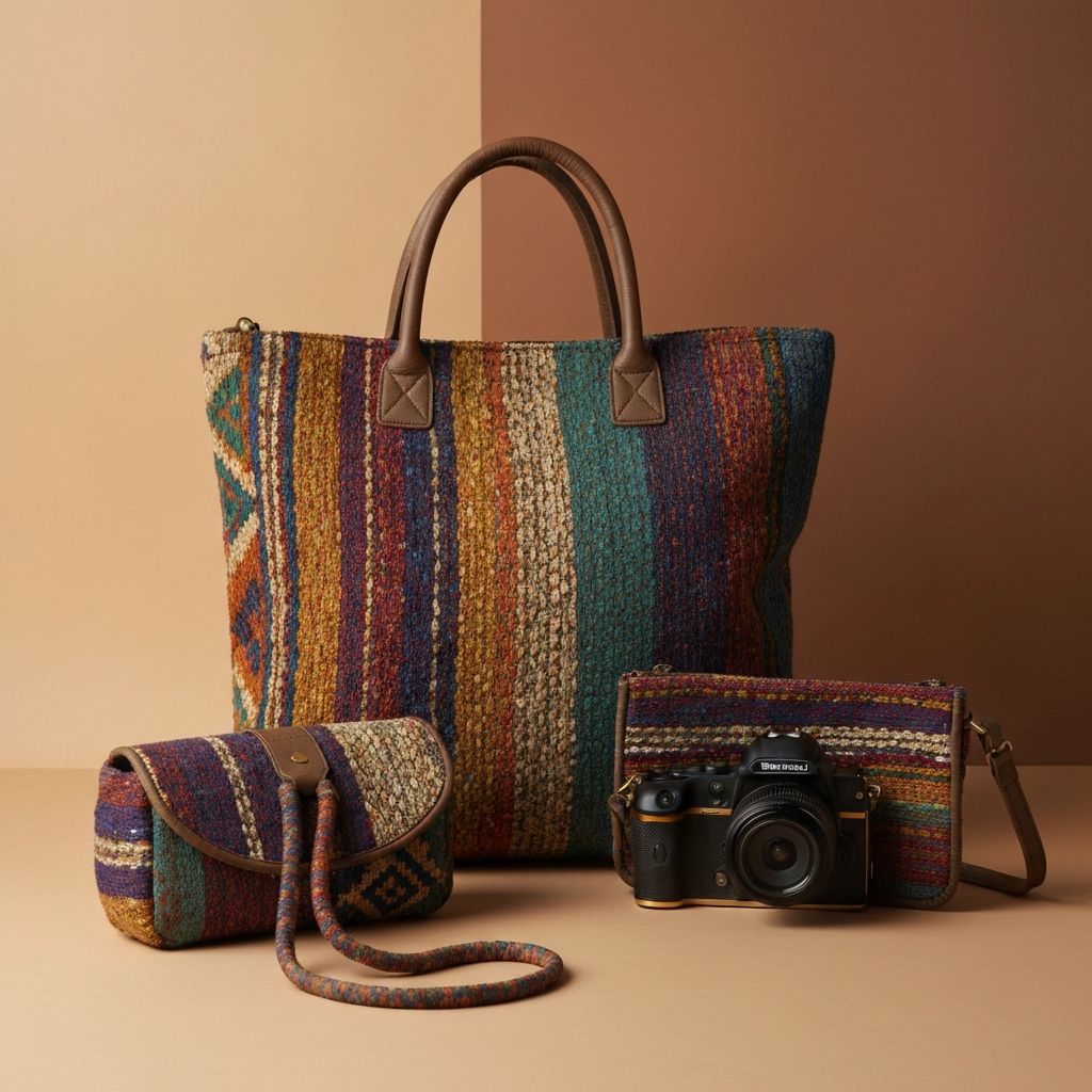 Mixed Textile U-Bag